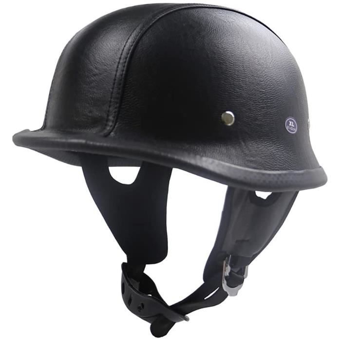 Casque Moto Demi Casque Bol Brain - Cap RéTro Harley Jet