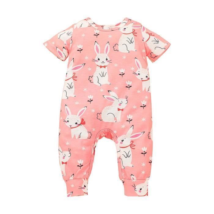 Grenouillère Bébé Gurcooc Coton Manches Longues - 0-18 Mois Imprimé