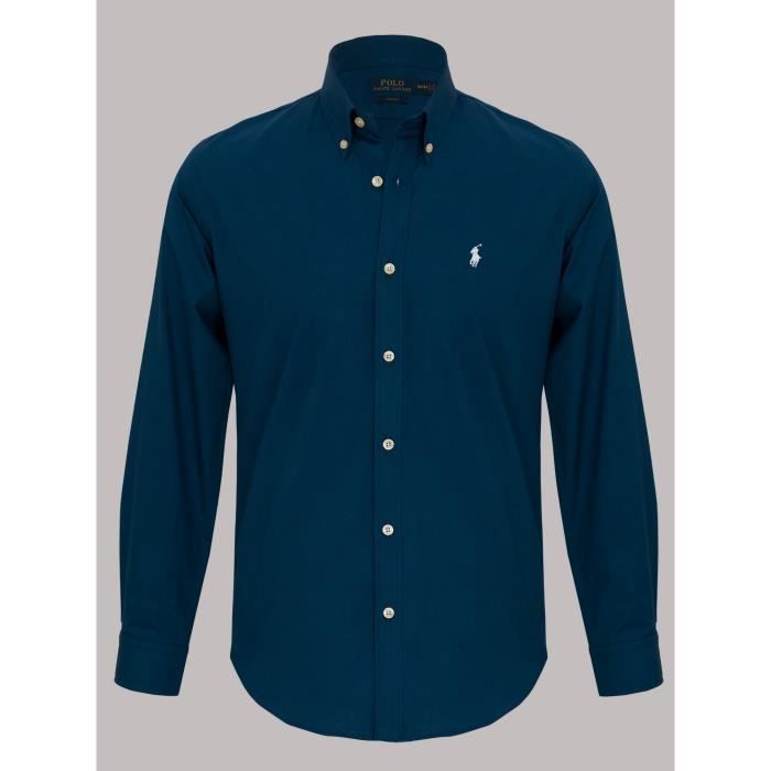 Chemise manches longues Ralph Lauren Bleu Marine Bleu marin