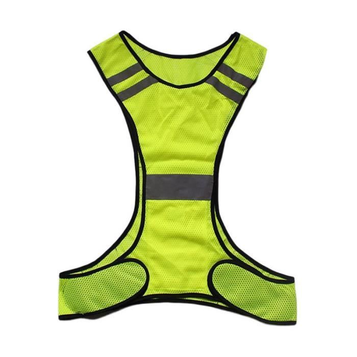 Gilet De Sécurité Réfléchissant Lavable - Haute Visibilité Nuit, 360° - Taille XL, Orange - Polyester