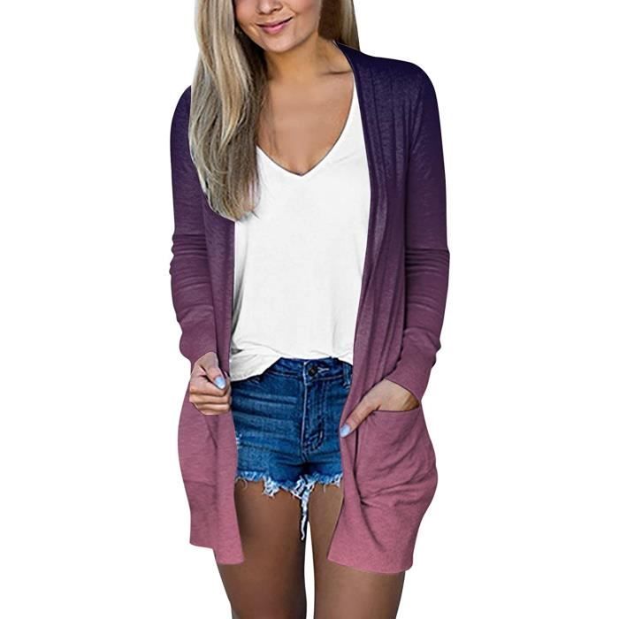 Gilet fleuri femme clearance