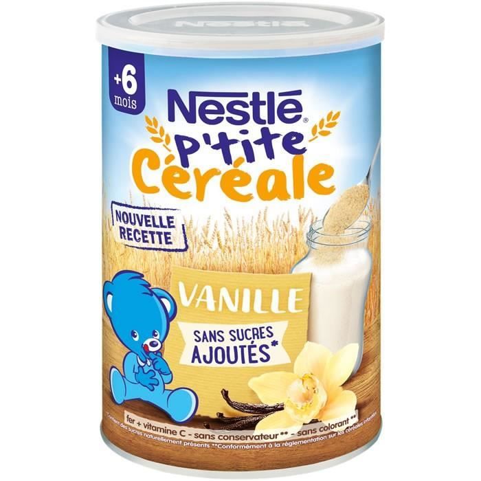 Lot De 6 Nestle P Tite Cereale Cereales En Poudre Vanille Des 6 Mois 400 G Achat Vente Cereales Bebe Lot De 6 Nestle P Tite Cereale