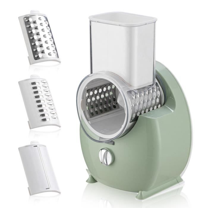 Rapeuse Fromage Coupe-légumes électrique 5 En 1, à Légume, 500 W, 5 Modes De Coupe, Amovible, électrique Moulin à Légumes-1 - Electroménager Hachoir électrique