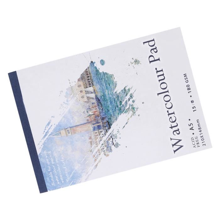 Carnet Aquarelle Spirale Avec Exercices Guidés – Papier Coton Qualité Artiste, Idéal Débutants Et Projets Créatifs - 4