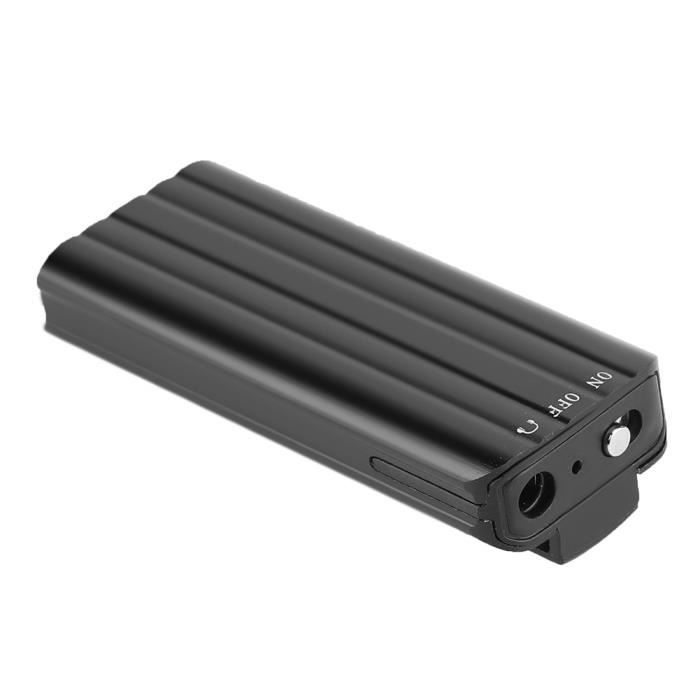 Enregistreur Vocal 8Go Docooler Avec Annulation Bruit - Double Micro Activation Vocale Métal