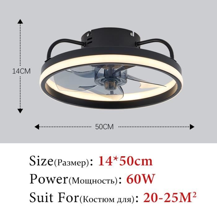 80W Ventilateur De Plafond LED Chambre Moderne Ventilateur Lampe Lumiere Ventilateur Sommeil 87408439