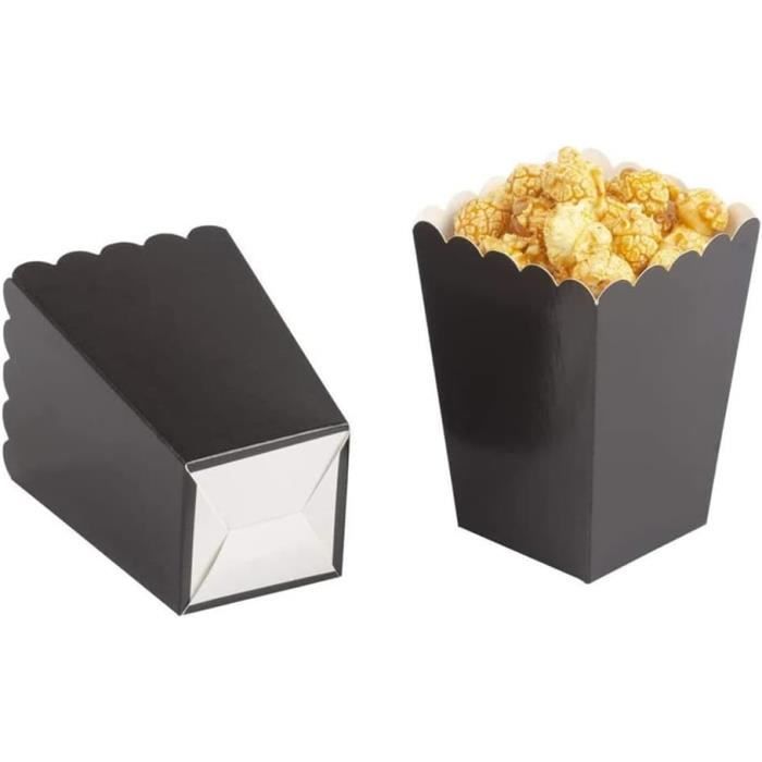 Pot A Pop Corn YankMooM Lot De 30 Contenant Pop Corn, Boîtes à Popcorn En Boite A Pop Corn