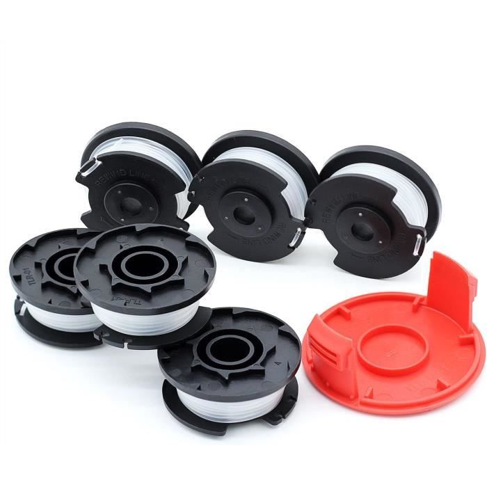 3 Bobine Filo Di Ricambio Per Decespugliatore Einhell GE-CT 18/28 Li - Nylon 1.6 Mm, 5 M Lunge