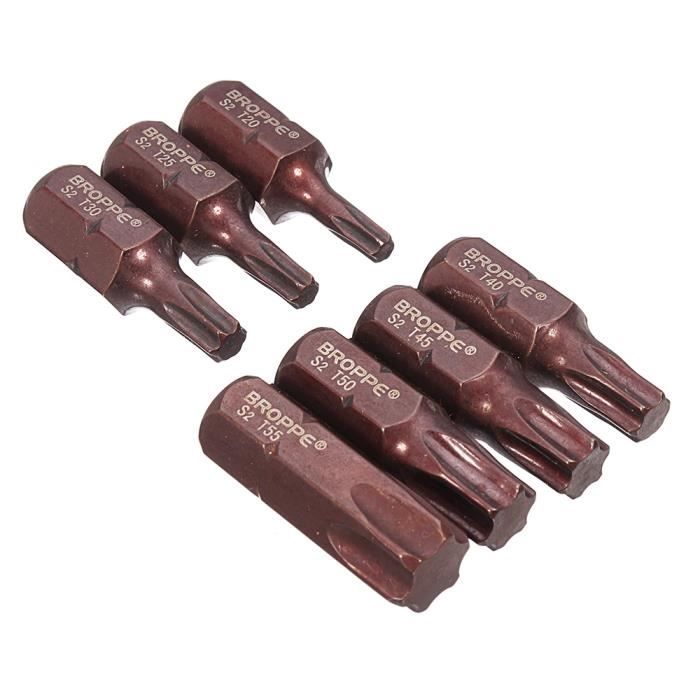 Embouts Tournevis Torx T20 - Lot De 4 Magnétiques - Acier S2 Pour Usage Professionnel