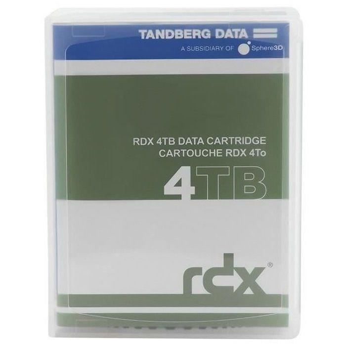 Cartouche de stockage - TANDBERG DATA - 4TB RDX - Noir - USB 3.0