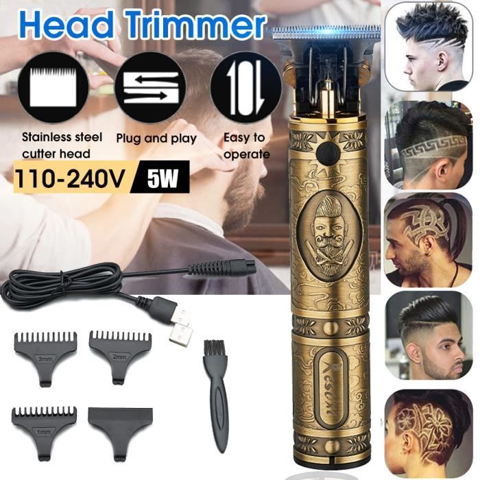 TEMPSA Tondeuse &agrave; Cheveux pour Hommes Multifonction Professionnels Barbe &eacute;lectrique Barbier Coupe de Cheveux Tondeuses 