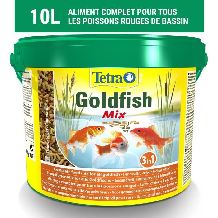 Alimentation Tetra Pond Gold Mix 10 litres pour…