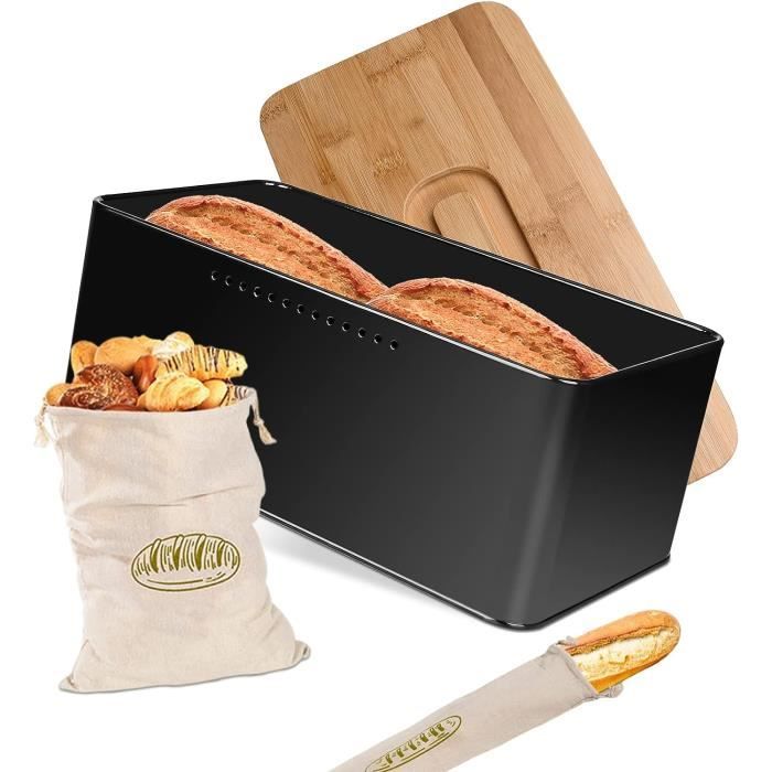 Boîte à pain « Grandy » amande