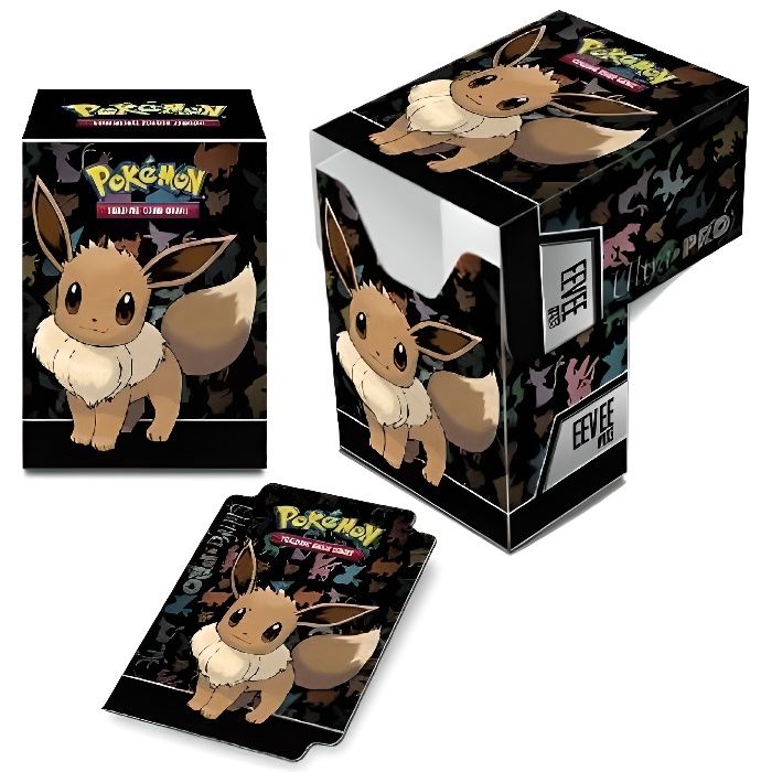 POKEMON - Boîte de Rangement Evoli - Cartes à collectionner