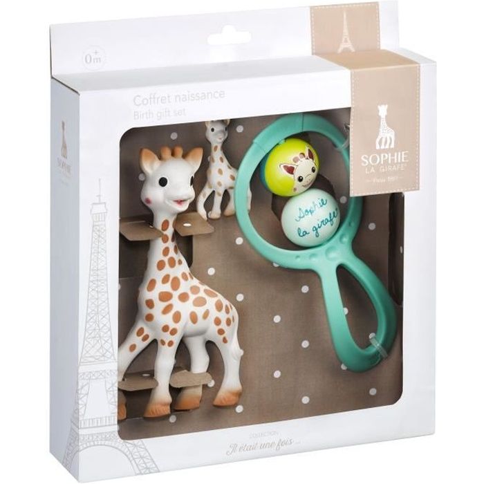 SOPHIE LA GIRAFE Coffret cadeau il était une fois Sophie la Girafe