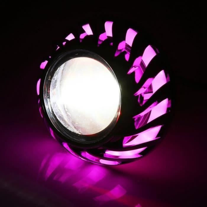 Brilluxa Phare De Moto LED Angel Eyes - Compatible Harley-Davidson CVO FLSTSE 2010-2012 Et Autres Modèles - 6.5 Pouces, Blanc 6000K, 3200lm