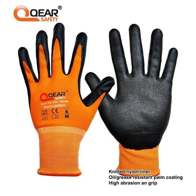 GANT DE CHANTIER,3 Pairs Pack-M--Gants de travail en caoutchouc Nitrile, 3  paires, paume résistante à l'huile et à la graisse, bonne - Cdiscount  Bricolage