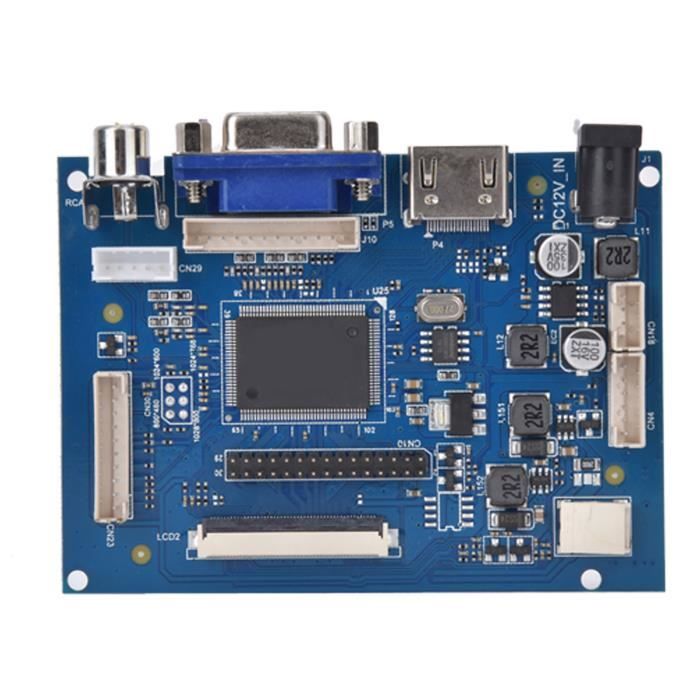 YOSOO Carte pilote AV LCD Carte contrôleur LCD HDMI + VGA + AV