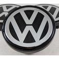 4x 55mm VW Logo Jante Cache Moyeu Centre De Roue Piqûres Emblème Pour Volkswagen#6N0 601 171-1