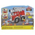 PLAY-DOH - Wheels - Camion de pompier avec 2 pots de pâte à modeler atoxique - pour enfants dès 3 ans-1