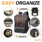 Hap Tim Sac a dos de voyage pour bebe sac a langer grande capacite avec sac a langer sangles pour poussette poches isolantes G46 Cdiscount Puericulture Eveil bebe