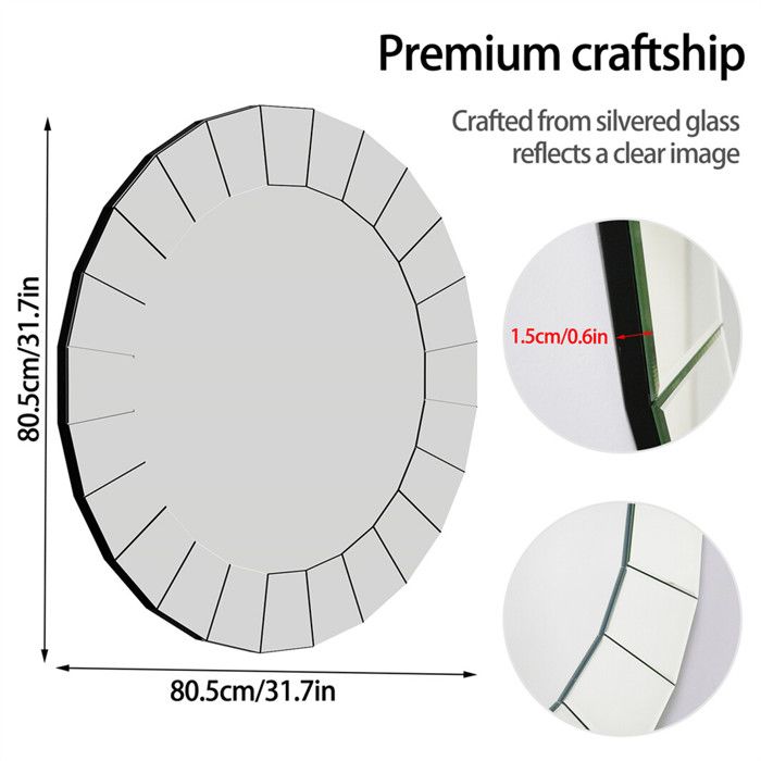 Plaques Miroir Rondes Chromées Pour Suspension – 25 Mm, Lot De 10, One Stop DIY