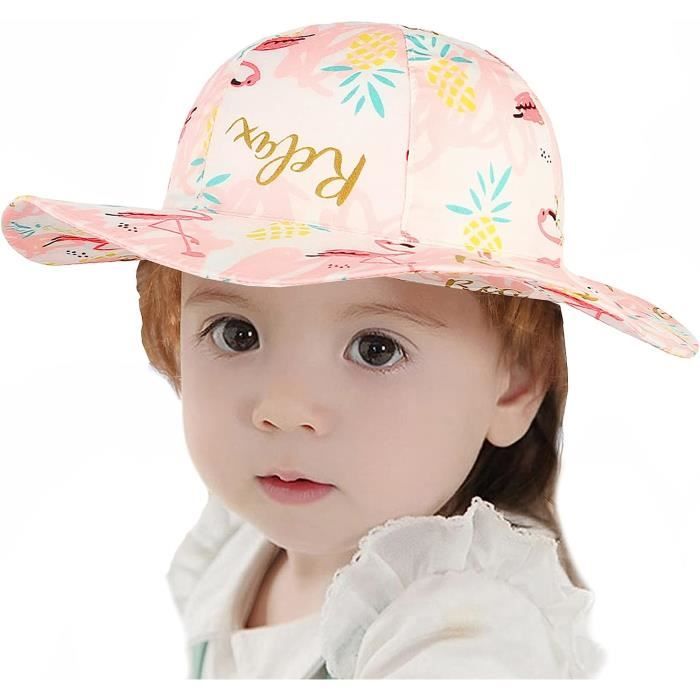 Chapeau Bob Coton B b Fille Gar on Anti Uv Casquette Chapeau De
