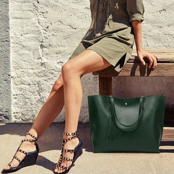 Sac a main vert foncé on sale
