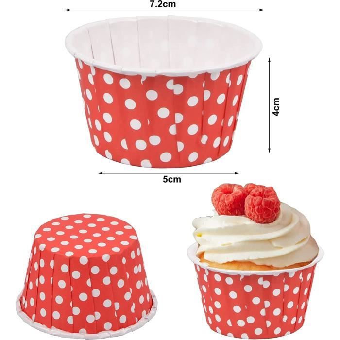 Acheter Gobelets en papier pour cupcakes, emballage de gâteau, moule à  muffins, doublures de Cupcake, tasse de cuisson, 50 pièces