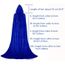 Taille S Labellevie Cape à capuchon Longue Velvet Adulte Unisexe Déguisement Costume Halloween Rouge 