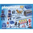 Playmobil - Barrage de Police - City Action - Contrôle de vitesse - Accessoires inclus-2
