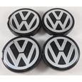 4x 55mm VW Logo Jante Cache Moyeu Centre De Roue Piqûres Emblème Pour Volkswagen#6N0 601 171-2
