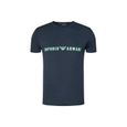 T shirt - Emporio Armani - Homme - Eagle - Bleu - Coton-2