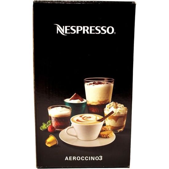 Nespresso Aeroccino 3 Mousseur à lait (Noir / Rouge ou blanc) - Alger  Algérie