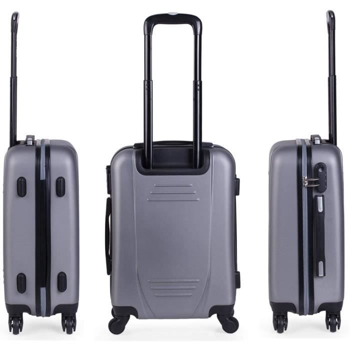 Valise Cabine a Roulette de Voyage Rigide Petite 4 Roues Trolley