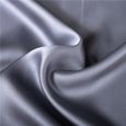 Drap Housse,Drap housse en soie mûre 100% , couvre matelas aux quatre coins avec bande élastique, drap de - Type white-90x200x25cm-3
