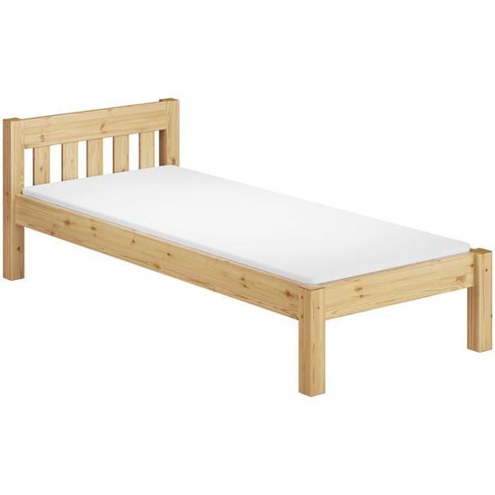 Clicnbuy - Lits & Cadres De Lit - Cadre De Lit Bois De Pin Massif 120x200 Cm