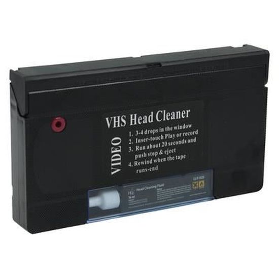 Cassette nettoyage k7 vhs magnetoscope video clp-0 - Cdiscount TV Son Photo