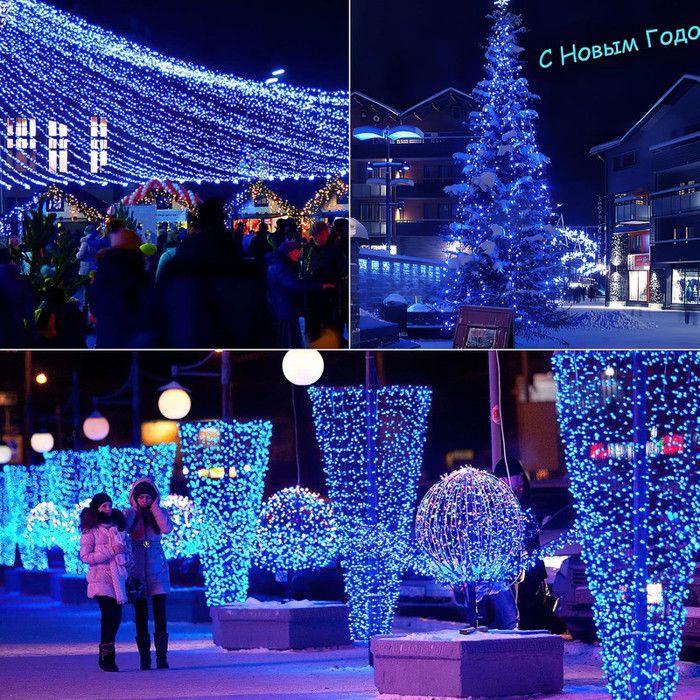 Guirlande lumineuse pétard LED, guirlande de sapin de noël intérieure