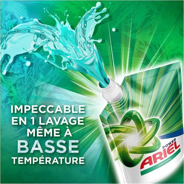 Lessive Liquide Eco-Recharge, 31 Lavages, Original, Efficace Même
