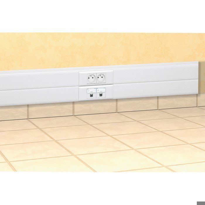 Embout Goulotte Legrand 11115 En Aluminium 50x105mm – Pour Finition Et Installation électrique Propre