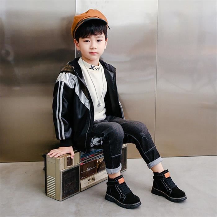 Botte noir enfant hot sale