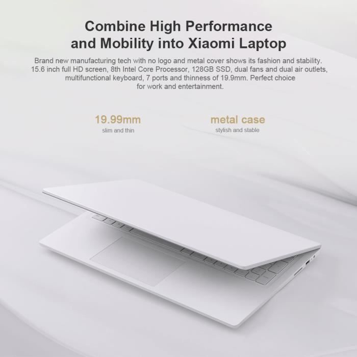Ordinateur portable air Xiaomi Mi 15,6 pouces3