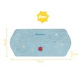 Badabulle Tapis de bain XXL antidérapant avec témoin de température, 91 cm de long-4