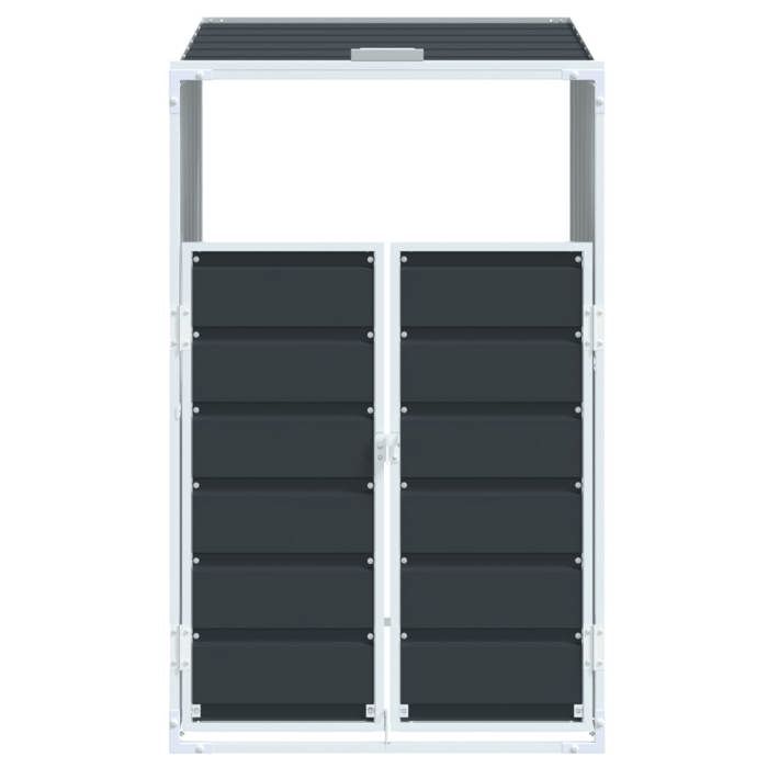 Cache Poubelle/ Rangement à roulettes pour poubelles - VIDAXL - pour ...