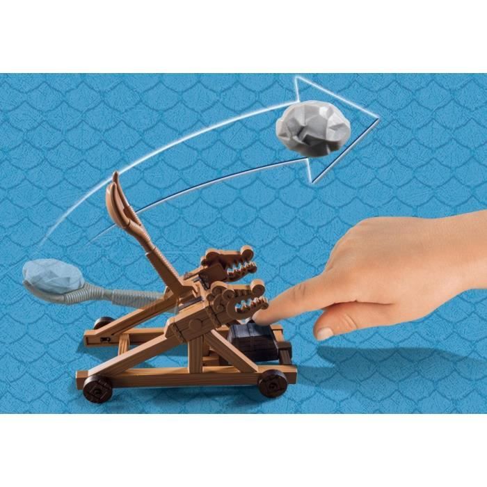 PLAYMOBIL Catapulte Du Dragon – Chevaliers Moyen Âge, Très Bon état !