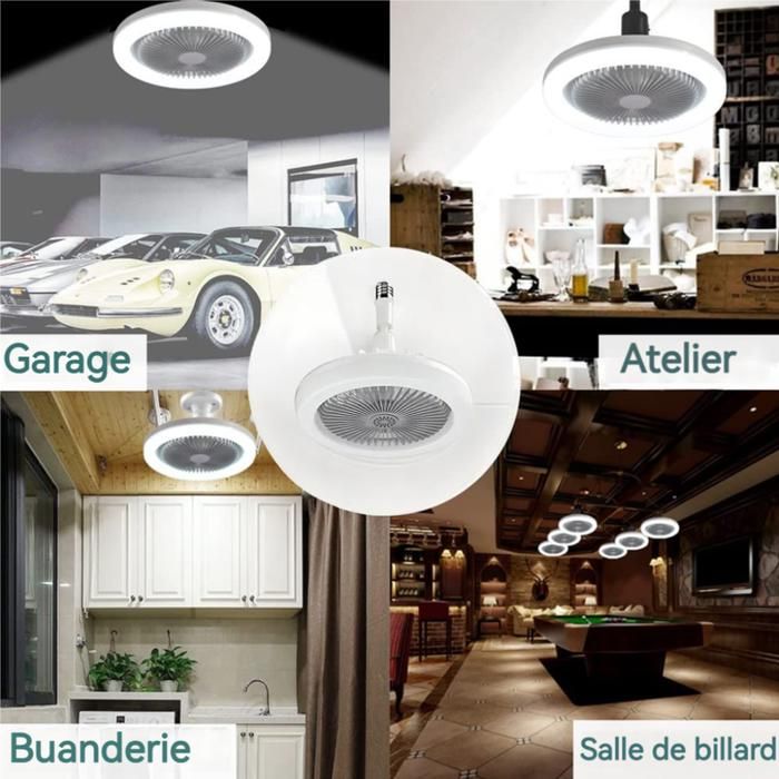 Ventilateurs de plafond | Ventilateur de plafond fermé avec lumières