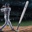 Batte de baseball en alliage d'aluminium rouge JIN de 34 pouces