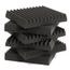 Mousse d/'Mousse Isolation Acoustique Audio Acoustique Protection 100x200x3 cm Noir