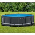 Bâche à bulles - INTEX - Diamètre 4,70m - Maintien de la température de l'eau - Réduction des coûts-0